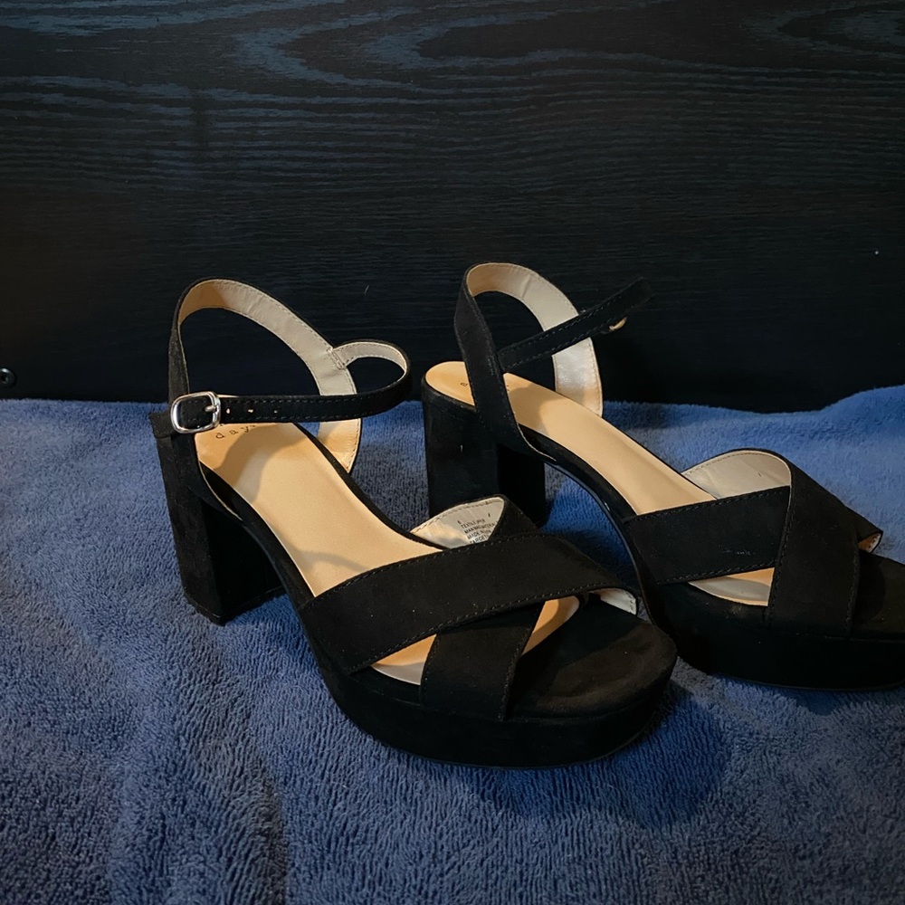 A New Day Cross Platform Heels - Size 6
